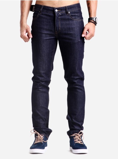 CHEAP MONDAY Men Tight Jeans (Blue Dry)