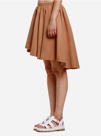 Potts Asymmetric Skirt (Light Brown)