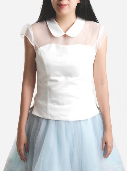 7 o clock Couture Teen Snow Top (White)