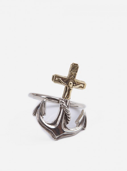 Beneath The Roses Ancross Ring (Bronze/White Bronze)
