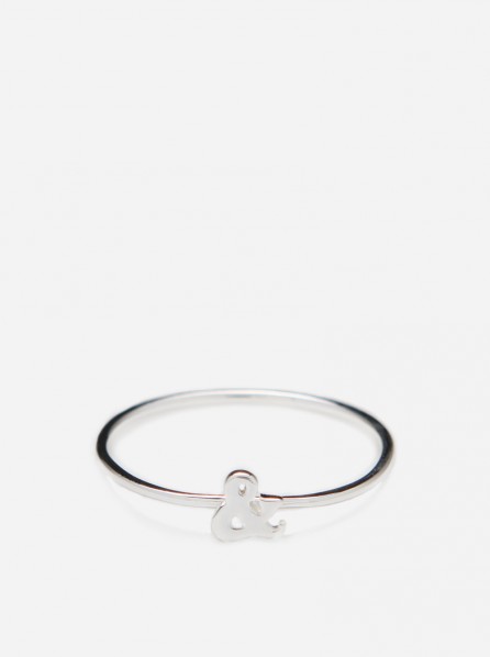 CHAINLESS BRAIN Ring &,A,B,C,D (Silver)