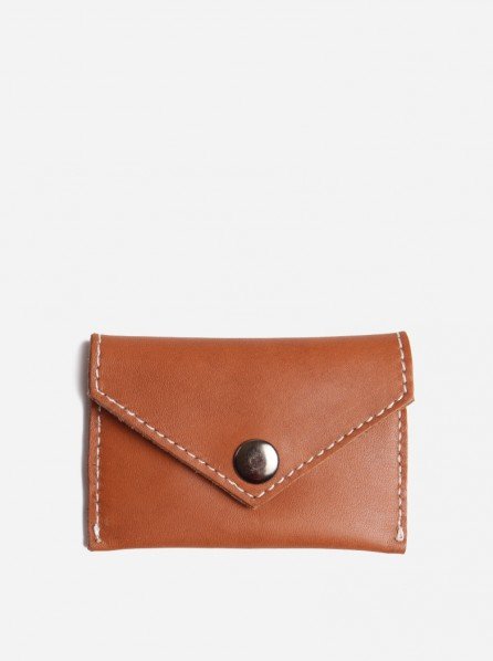 Citrune Label Keith Card Wallet (Brown)