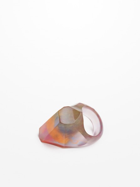 Colorat Projects Volta Ring Multiple Color (Orange/Pink)
