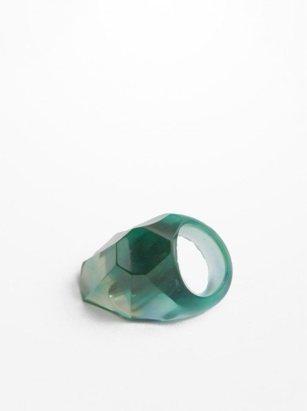 Colorat Projects Volta Ring Transparent (Green)