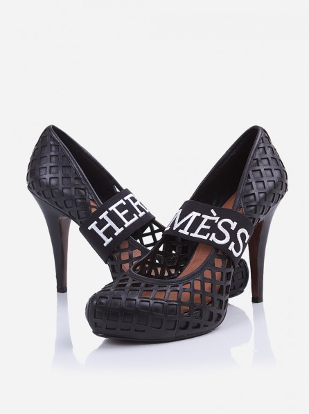 Cut and Paste Bandits Shoe Straps HER MESS (Black)
