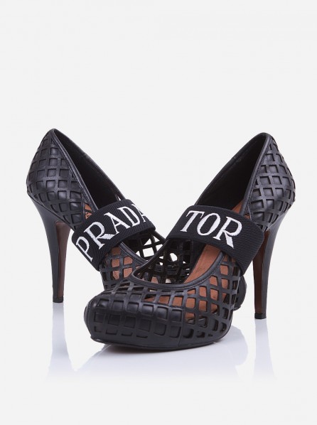 Cut and Paste Bandits Shoe Straps PRADA TOR (Black)
