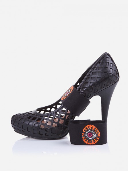 Cut and Paste S.C.R.E.A.M. Shoe Straps EYES (ORANGE)