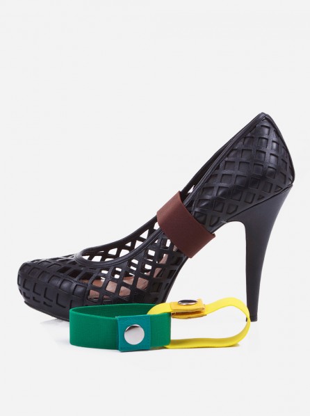 CUT and PASTE Shoe Straps Essential (Brown, Green, Yellow)