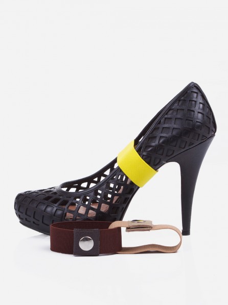 CUT and PASTE Shoe Straps Essential (Cream, Brown, Yellow)