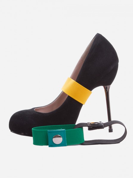 CUT and PASTE Shoe Straps Essential (Green, Mustard, Black)