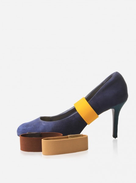 CUT and PASTE Shoe Straps Essential (Mustard, Brown, Cream)