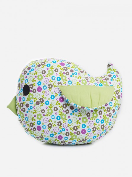 DEBRINA SYAFEI BIRD PILLOW (GREEN)