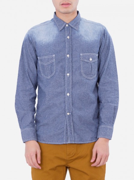 Elhaus Bells Shirt Upside Wash (Light Blue)