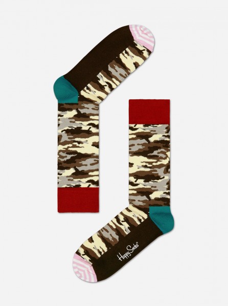 Happy Socks Camoflage Socks (Red Camo)
