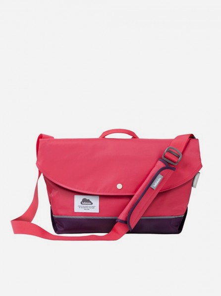 Hellolulu Hayden Nylon All Day Messenger Bag 13" (Wild Strawberry)