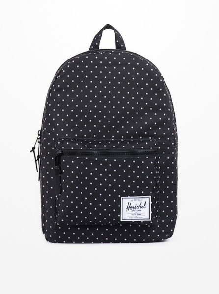 Herschel Classic Mid Volume Backpack (Polka Black)