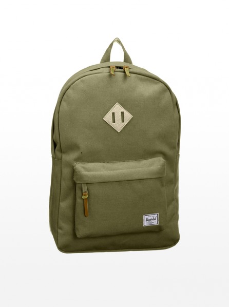 Herschel Heritage Canvas Backpack (Washed Army)