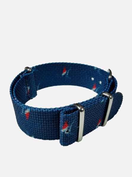 Hypergrand Strap Raven Maverick Silver (Navy)