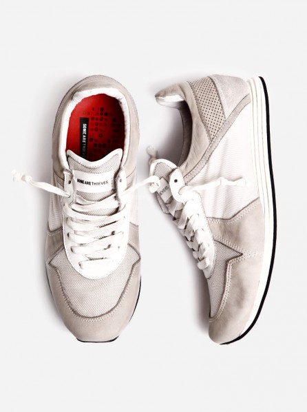 SOME ARE THIEVES Ladies Runaway Sneakers (Light Grey)