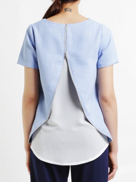 In A Beat Sandro Top (Blue)