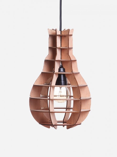 Kite Design Studio Wood Bulb Lamp