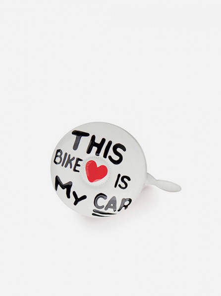 Kikkerland Dring Bike Bell My Bike Is My Car