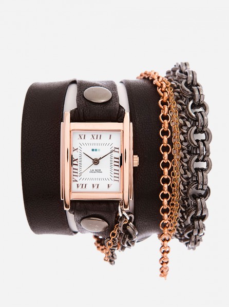 La Mer MECHANIC MULTI CHAIN (Black/Rose Gold)