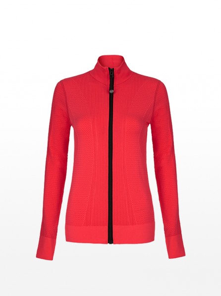 Lorna Jane Emille Seamless Zip Through Jacket (Nectarine)