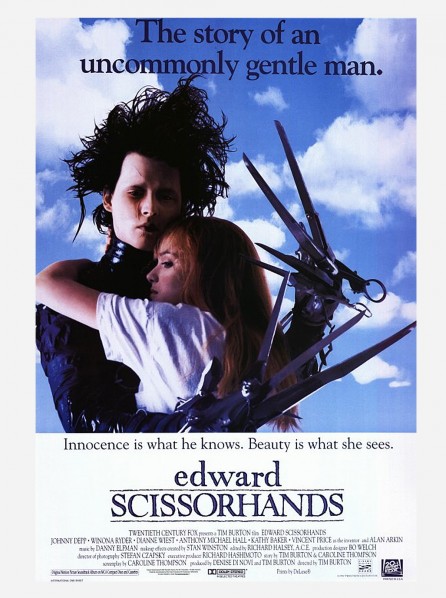 Movie Poster Shop Edward Scissorhands (1990) 68.6X101.6 cm
