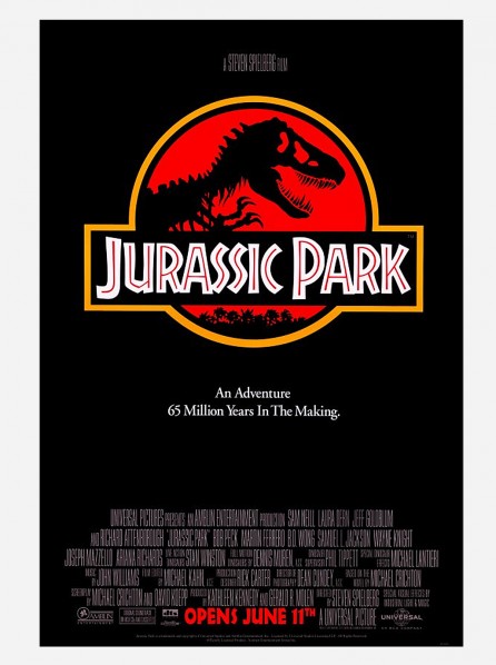 Movie Poster Shop Jurassic Park (1992) 68.6X101.6 cm