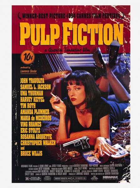 Movie Poster Shop Pulp Fiction (1994) 68.6X101.6 cm