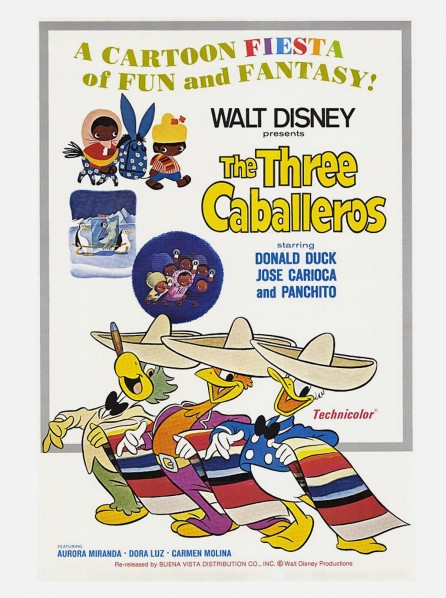 Movie Poster Shop The Three Caballeros (1977) 27.9X43.2 cm