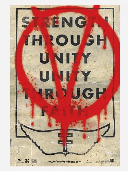 Movie Poster Shop V for Vendetta Graffiti (2006) 68.6X101.6 cm