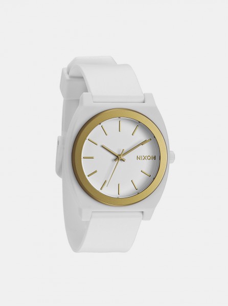 NIXON Time Teller P (White/Gold Ano)