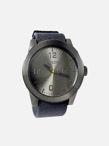 Nixon Corporal (Gunmetal/Navy Patchwork)