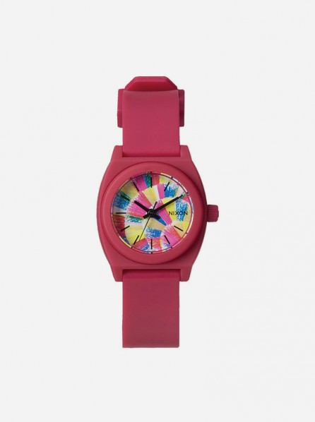 Nixon Small Time Teller P Kate Spade (Pomegranite/Pencil Sketch)
