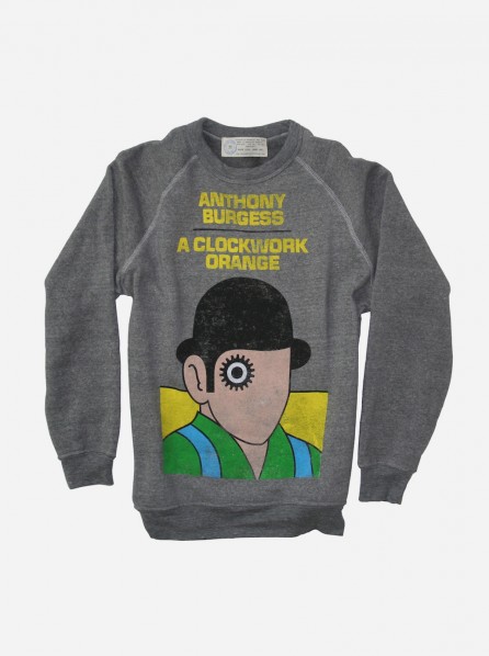 Out Of Print Unisex A Clockwork Orange Sweater (Dark Heather Gray)