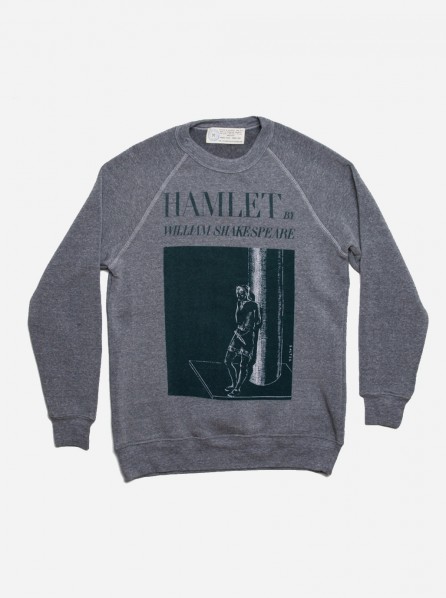 Out Of Print Hamlet Fleece Sweater (Dark Heather Gray)