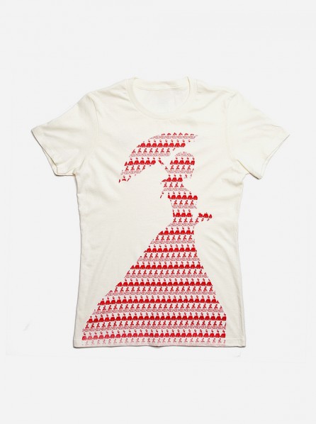 Out Of Print Ladies Little Women T-Shirt (Ivory)