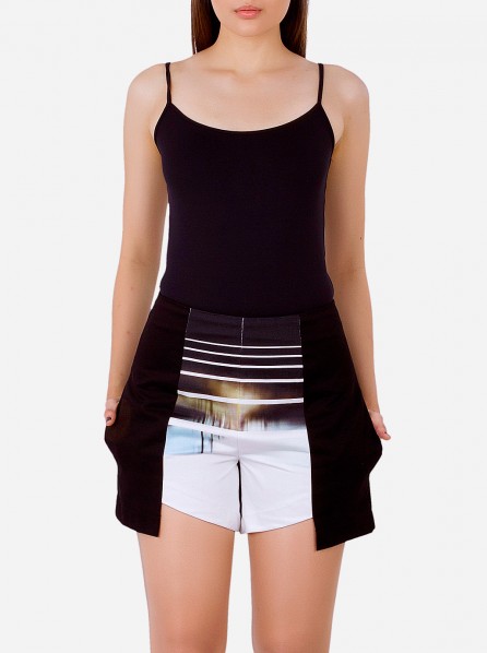 Yumumu Printed Short (Black)