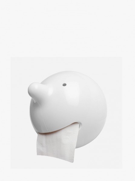 Propaganda Toilet Roll Holder Mr.P The Wiper (White)