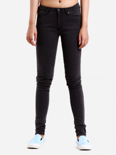 CHEAP MONDAY Women Slim Jeans (Stonewash Black)