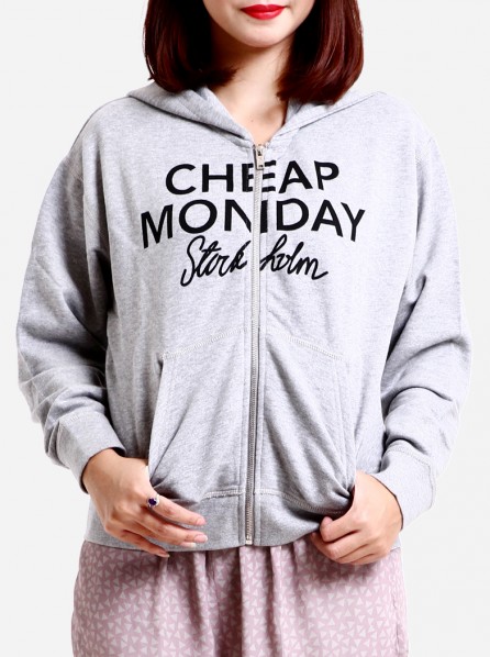 CHEAP MONDAY Women Edie Cheap Monday Sweat (Grey Melange)