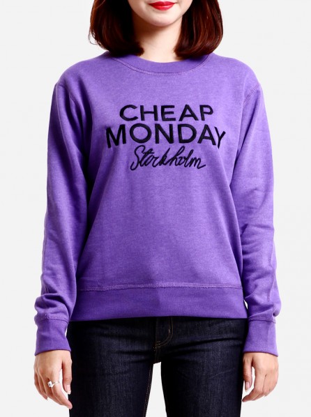 CHEAP MONDAY Women Ellie Cheap Monday Sweat (TLC Purple Melange)