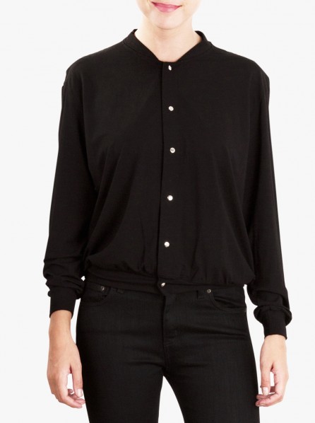 hati-hati College Jacket (Black)