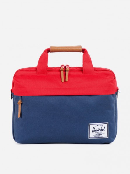 Herschel Clark Messenger Poly (Navy/Red)