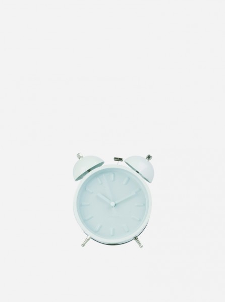 Karlsson Alarm Clock Twin Bell Nude Station Medium (White)