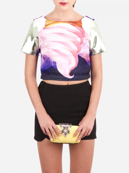 Lalalove London Ice Cream Cropped Top