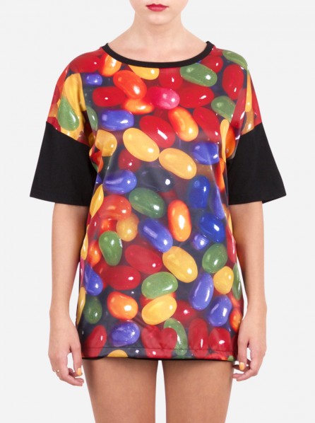 Lalalove London Sweet Overdose Tee (Silk Satin Front)