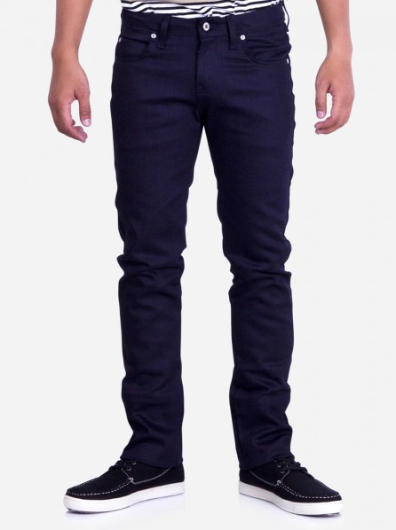 Naked & Famous SkinnyGuy Midnight Power-Stretch Jeans (Indigo/Black)